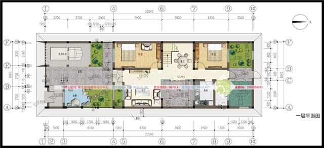 开元体育农村民居庭院自建房屋设计方案(图3)