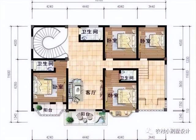 开元体育官方网站16套备受赞誉二层简欧风格自建房设计推荐大众审美的外观造型(图6)