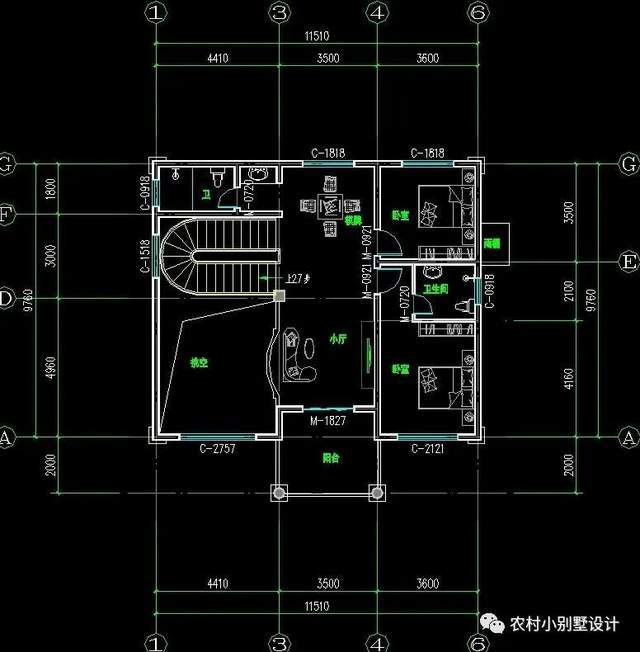 开元体育18套三层豪华复式别墅带旋转楼梯新农村自建房建一栋家庭兴旺(图3)