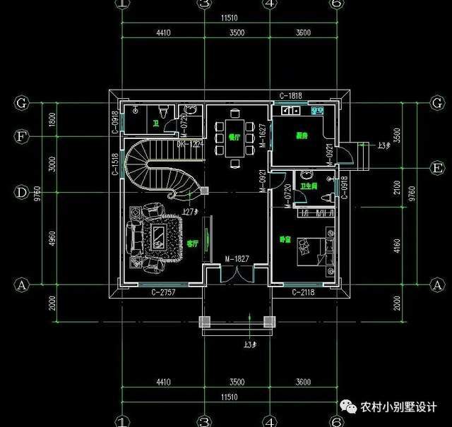 开元体育18套三层豪华复式别墅带旋转楼梯新农村自建房建一栋家庭兴旺(图2)