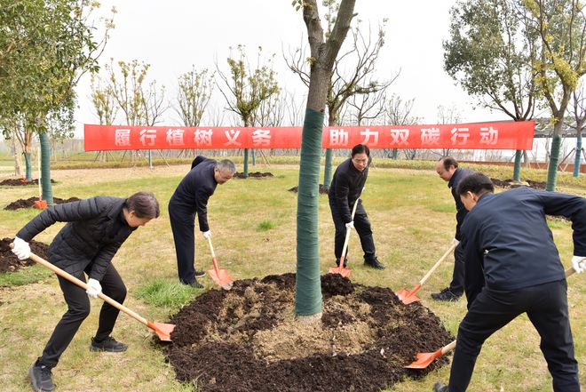 开元体育官网共植新绿共“树”未来！区四套班子领导参加义务植树活动(图1)