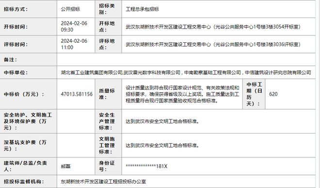 开元体育官方网站工期620天！武汉新城两大地标中标！(图5)